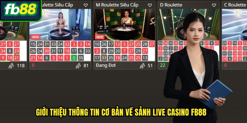 Live Casino FB88 Là Gì – Sòng Bạc Trực Tuyến Đẳng Cấp